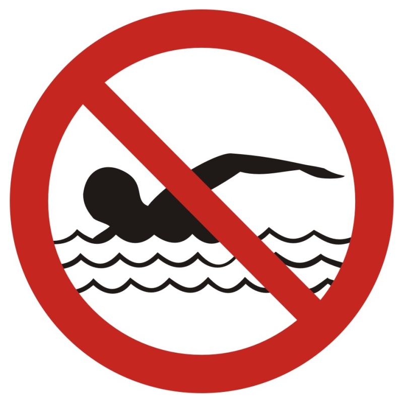 Zakaz kąpieli w rzece Huczwa