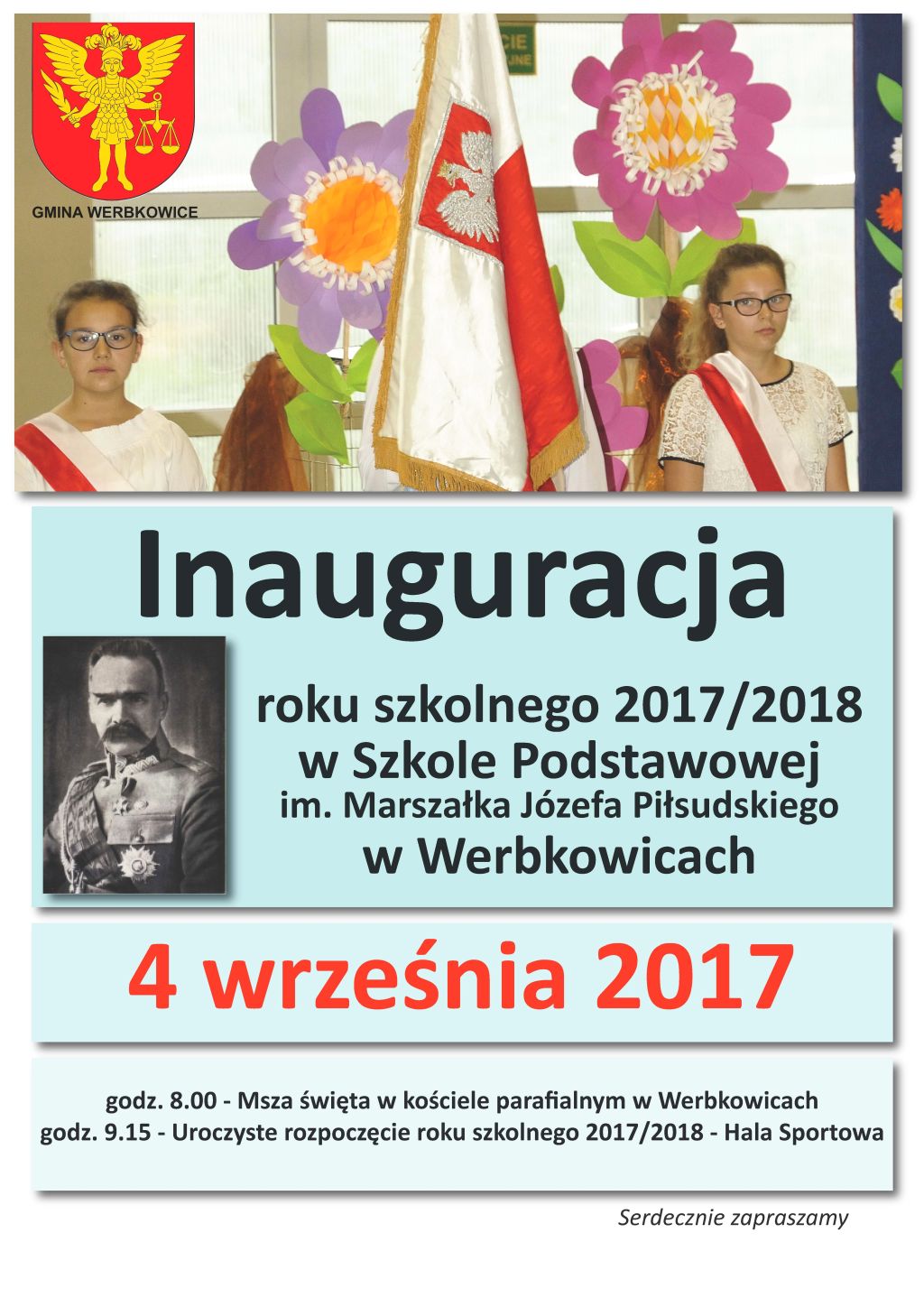 Inauguracja roku szkolnego 2017/2018 w Szkole Podstawowej w Werbkowicach