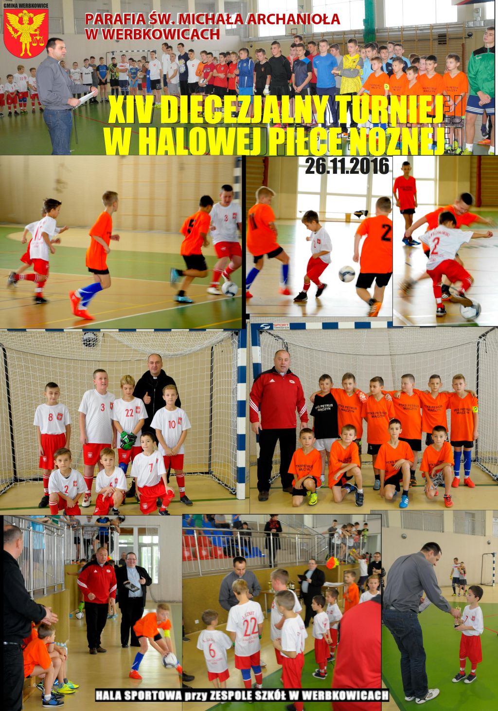 Diecezjalny Turniej w Halowej Piłce Nożnej w Werbkowicach