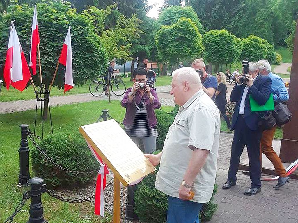 Prezydent Lech Wałęsa w Werbkowicach