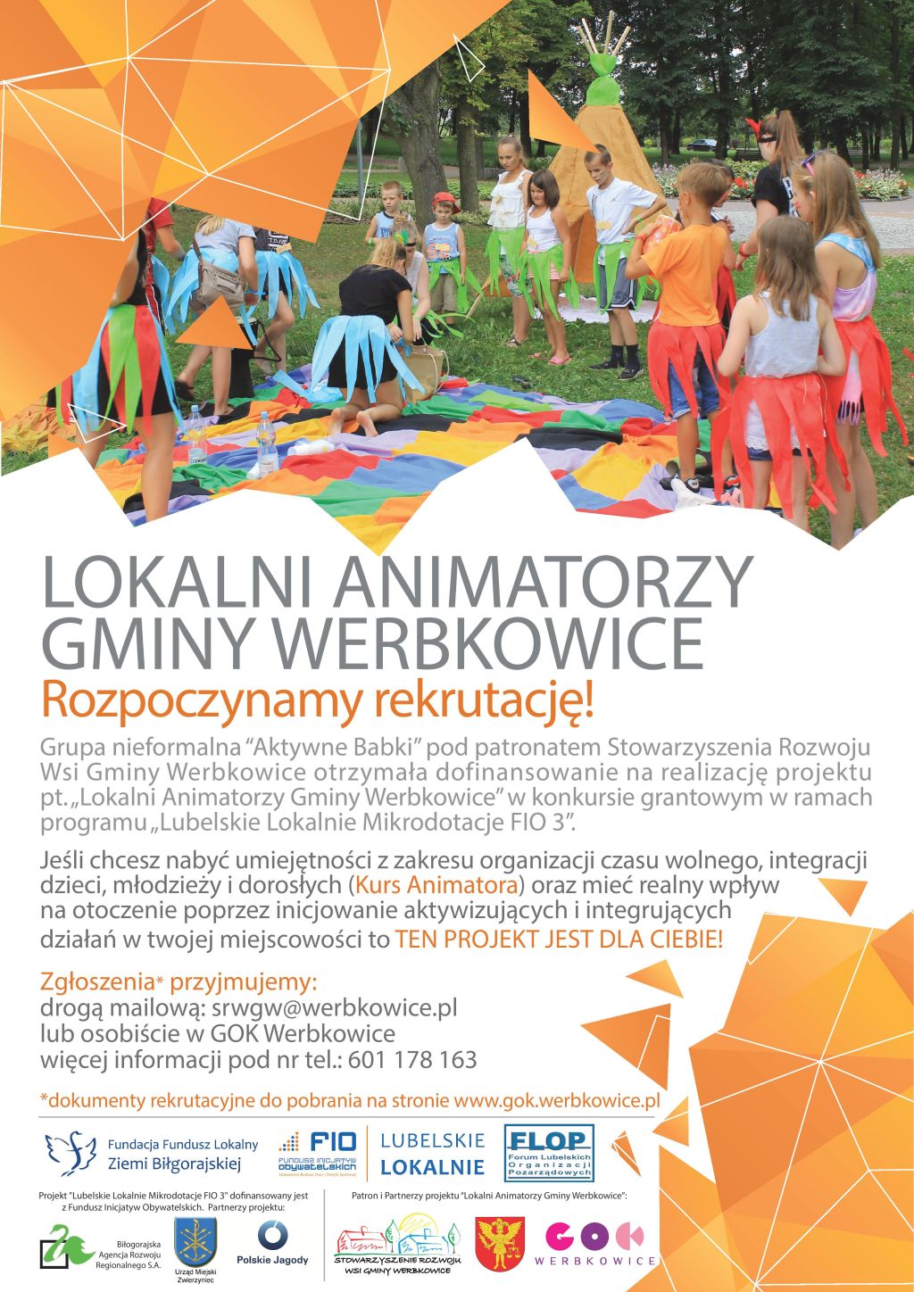 Rekrutacja do projektu „Lokalni Animatorzy Gminy Werbkowice”