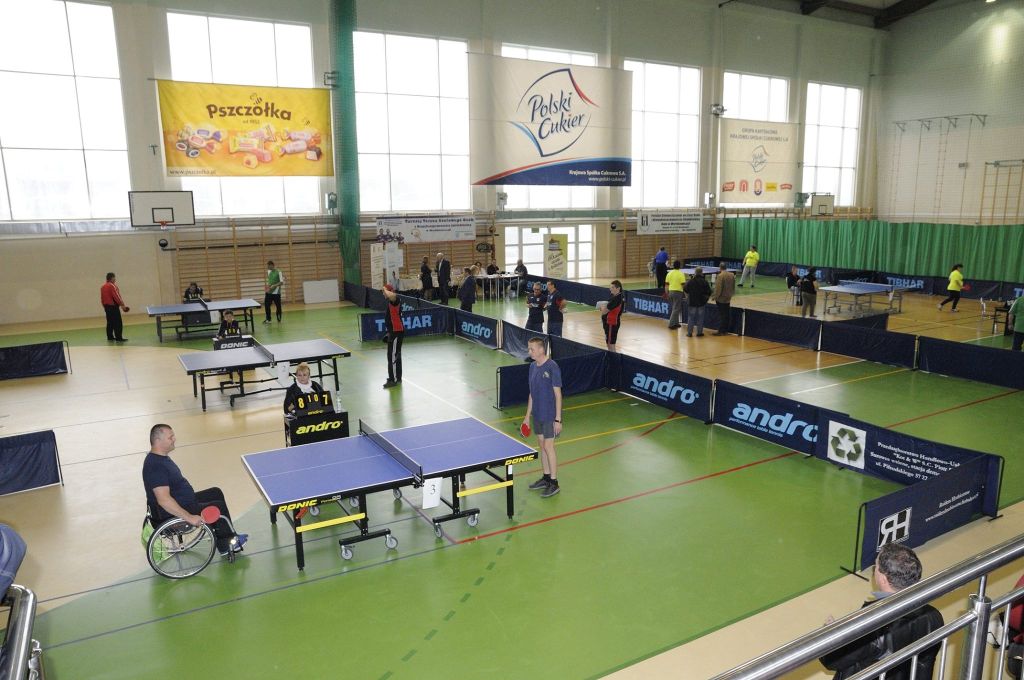 Turniej Tenisa Stołowego Osób z Niepełnosprawnością Intelektualną w Werbkowicach