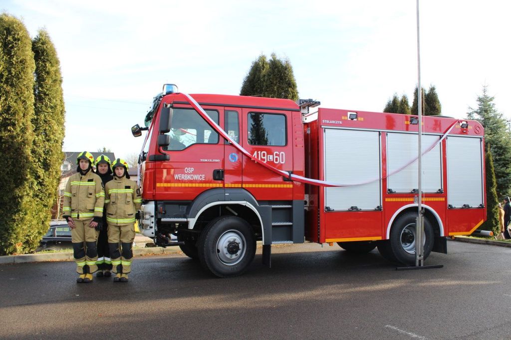 Przekazanie samochodu strażackiego OSP Werbkowice