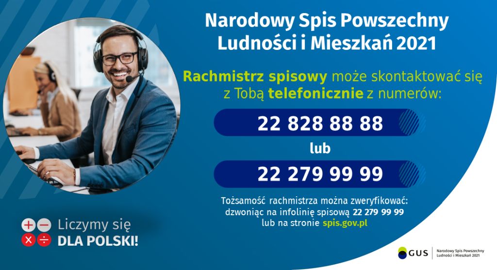 NSP 2021 - grafika z numerami telefonów do rozpowszechniania