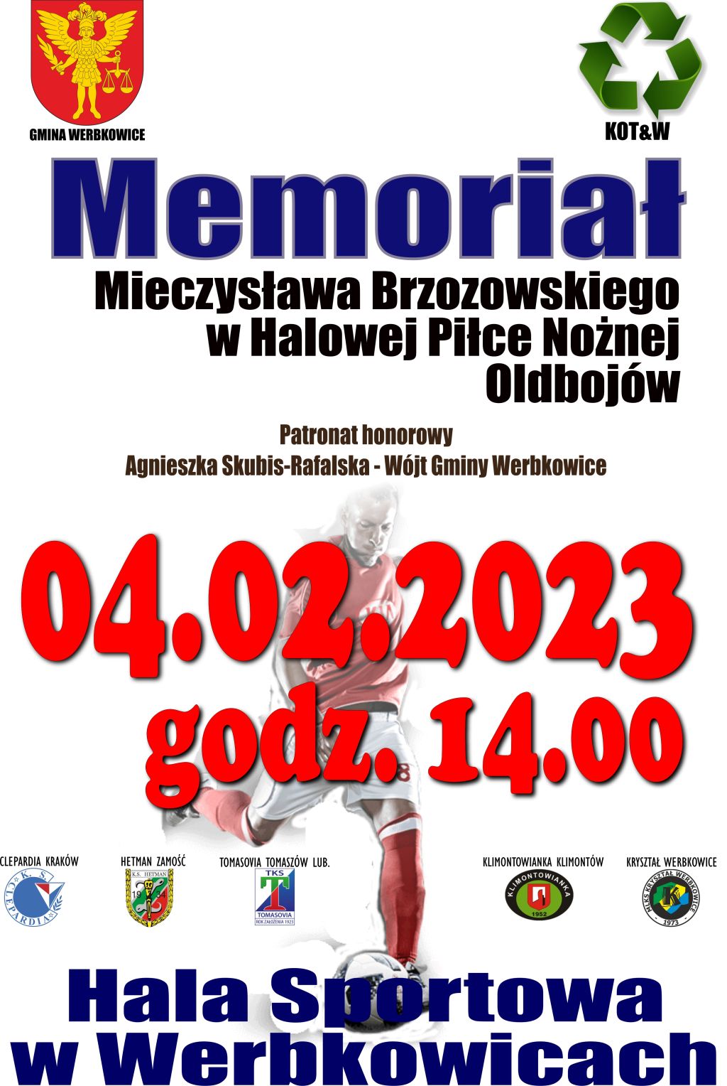Memoriał Mieczysława Brzozowskiego w Halowej Piłce Nożnej Oldbojów 2023