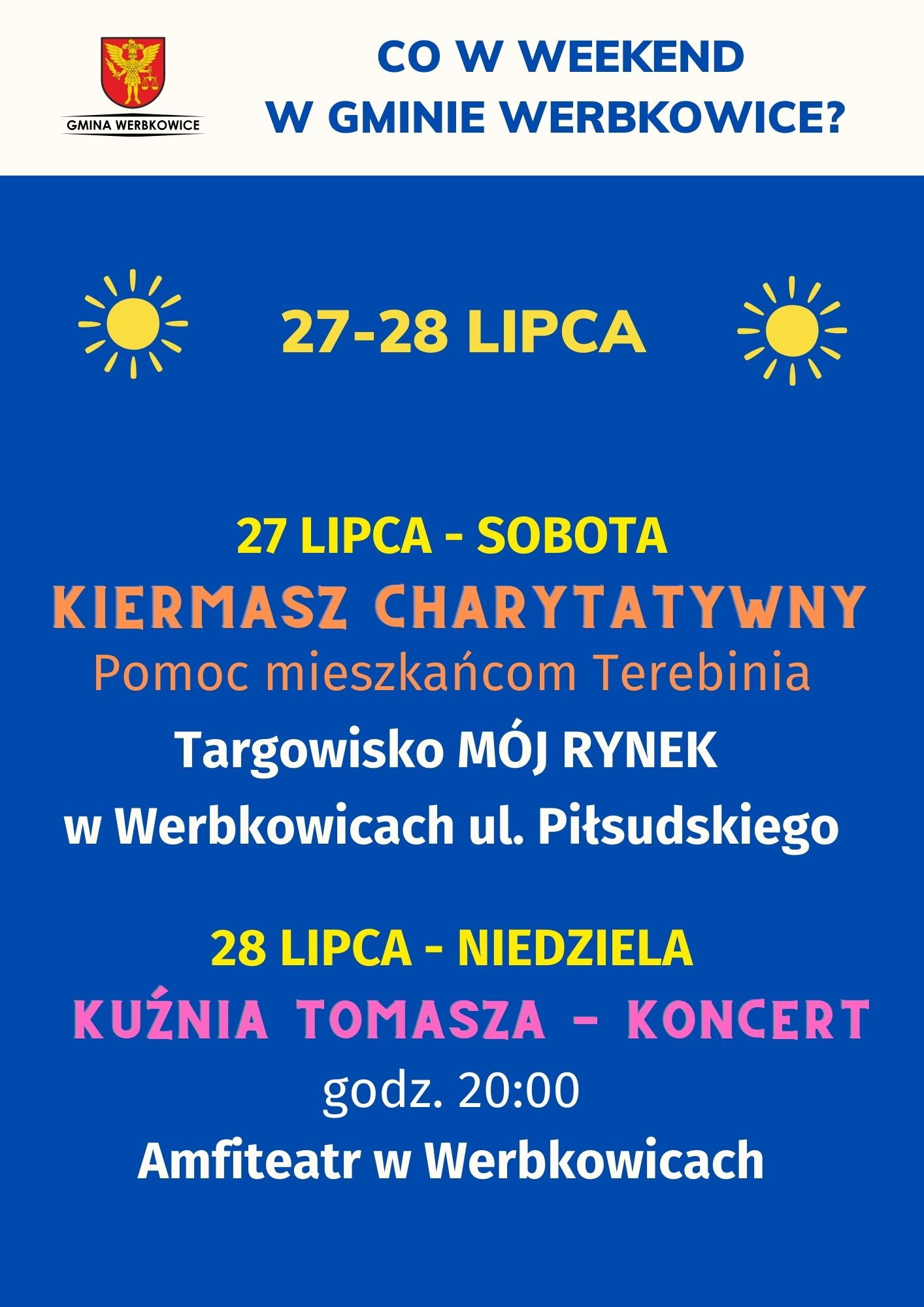 Co w weekend w Gminie Werbkowice 27-28 lipca 2024 r.