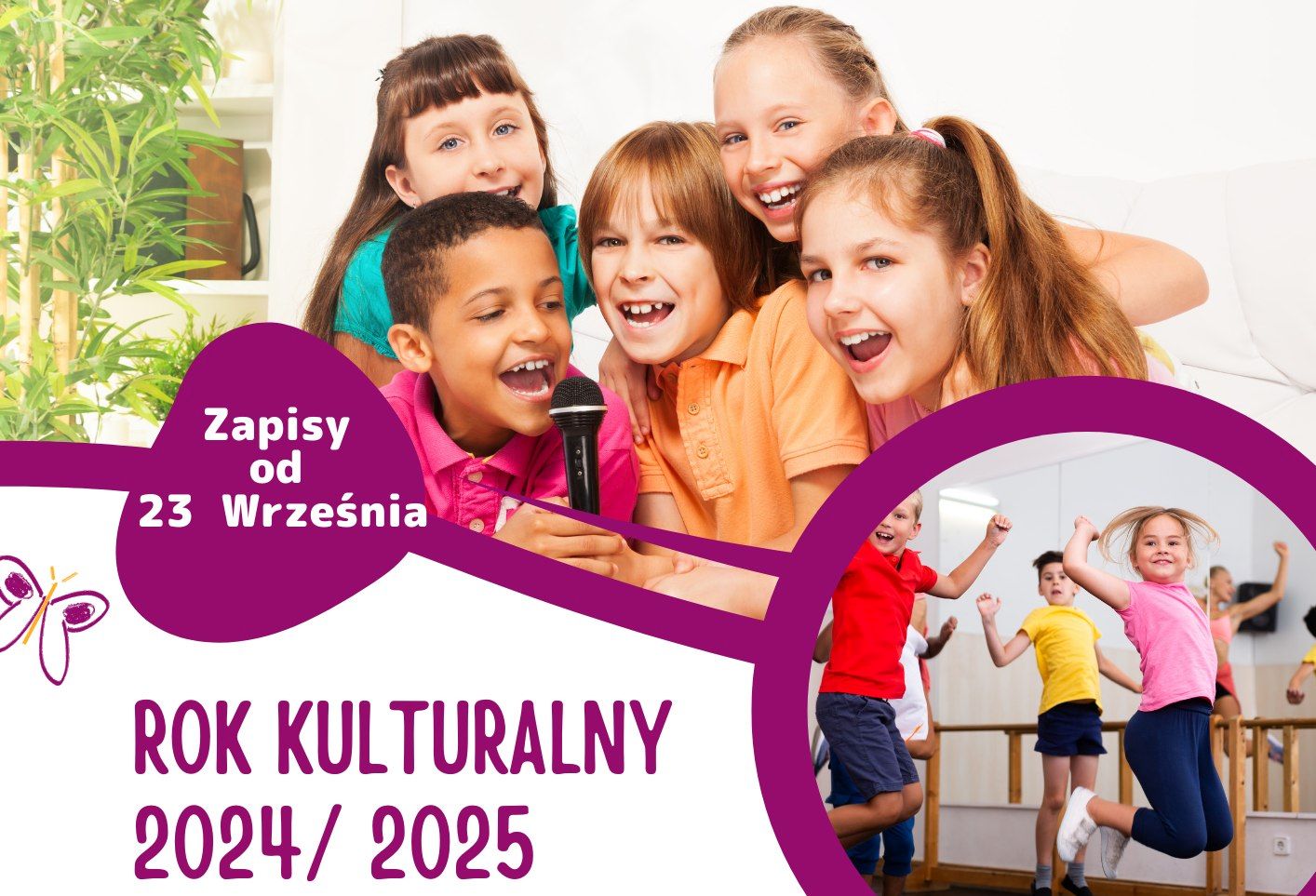 Zapisy na zajęcia  -  rok kulturalny 2024/2025