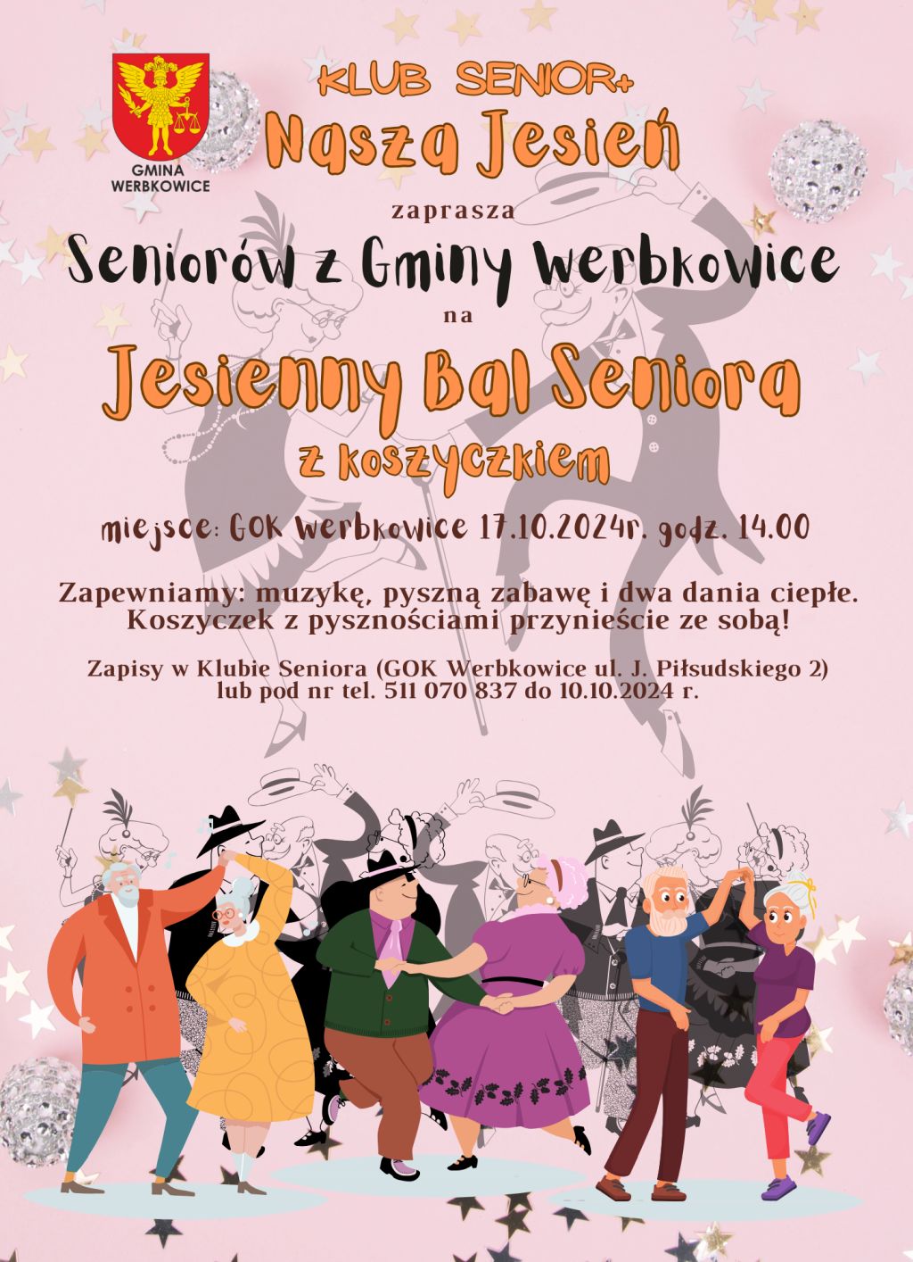 Jesienny Bal Seniora  - Zaproszenie