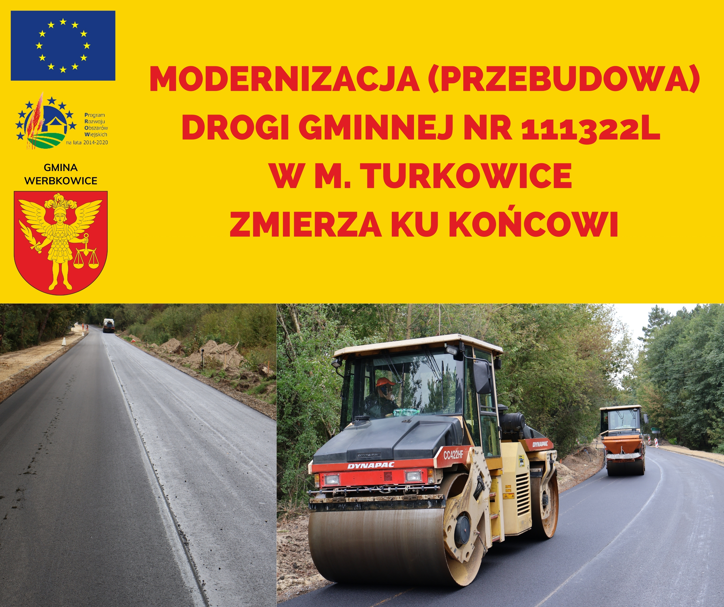 https://www.facebModernizacja (przebudowa) drogi gminnej Nr 111322L w m. Turkowice zmierza ku końcowiok.com/GminaWerbkowice/posts/pfbid0MPCek5NRwKqAPh3vnKjGZmmd5U2TBeqReGoWkEFyqKRS5c3sgQ7RrCkJRS57YqZtl