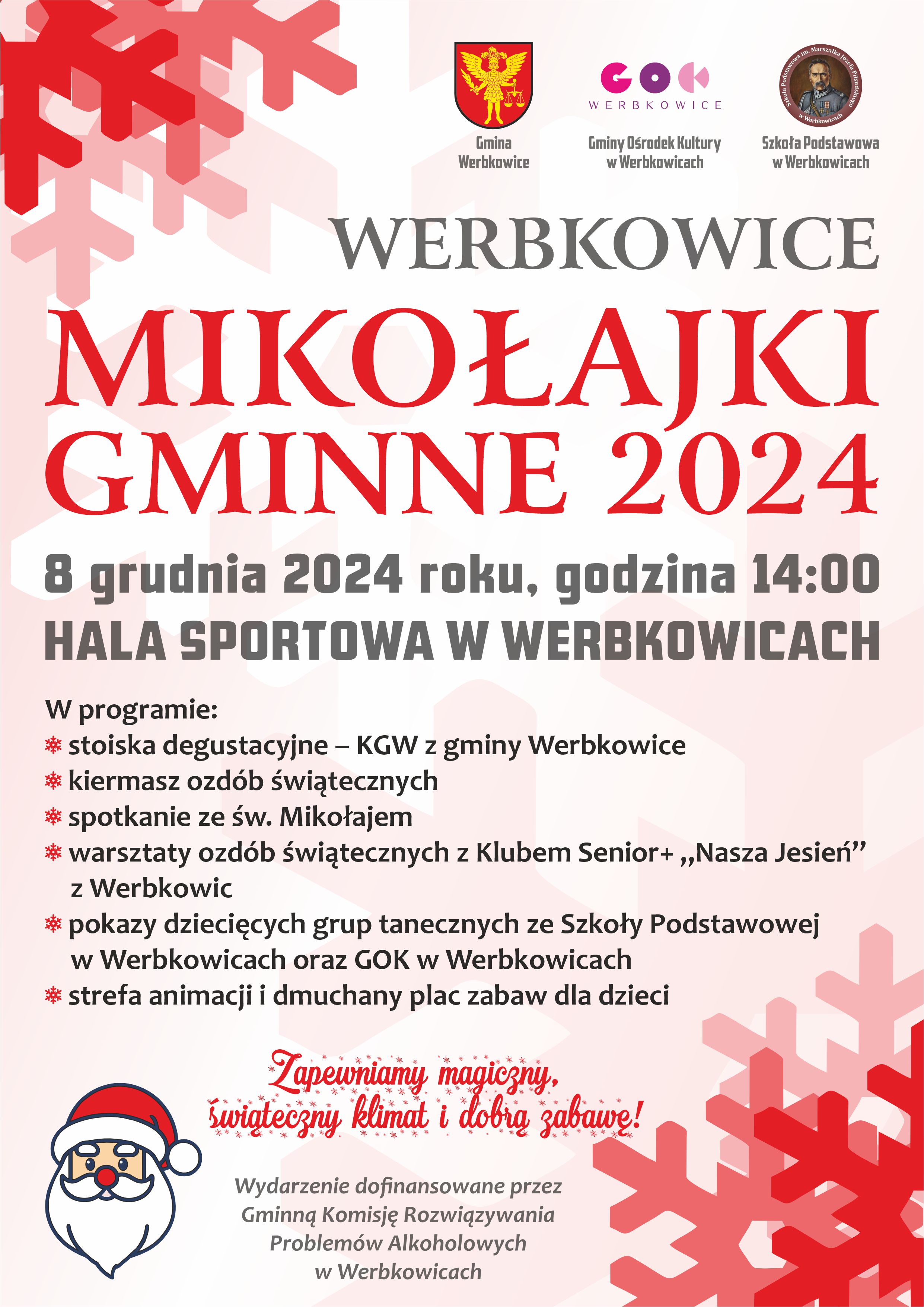 Mikołajki Gminne - Werbkowice 2024 - zaproszenie