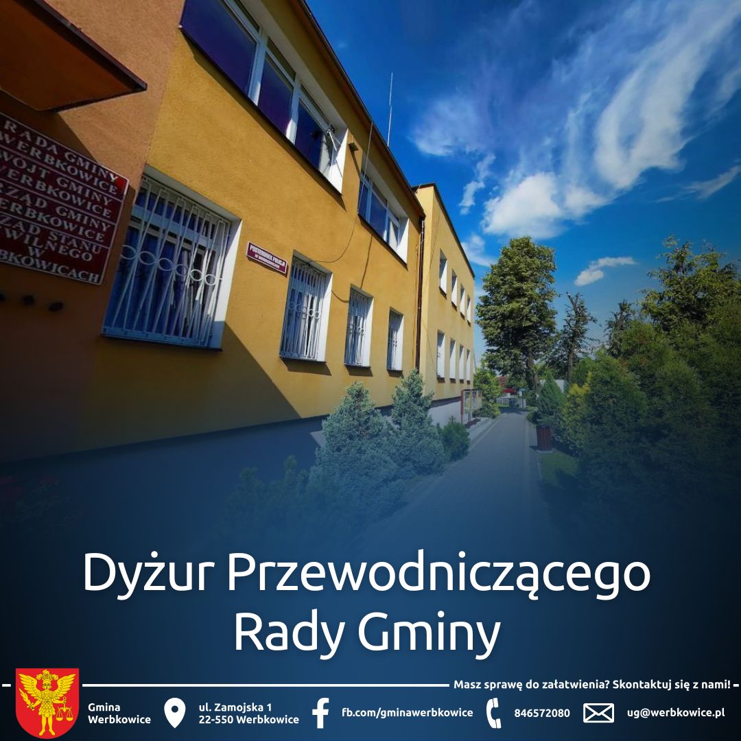 Dyżur Przewodniczącego Rady Gminy