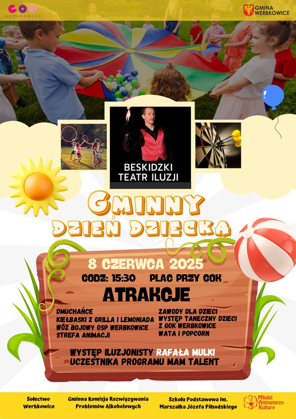 Serdecznie zapraszamy na Gminny Dzień Dziecka