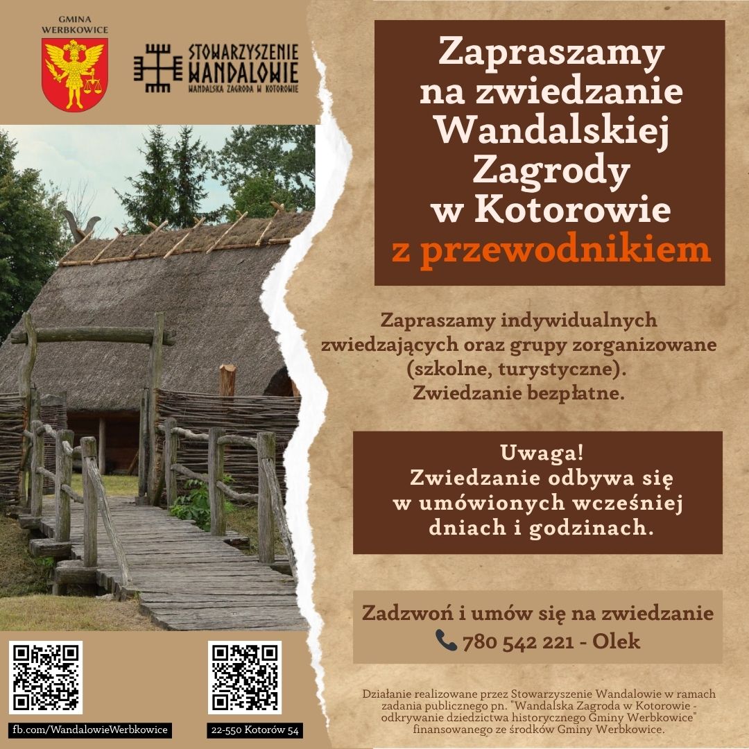 Zapraszamy do Wandalskiej Zagrody w Kotorowie!