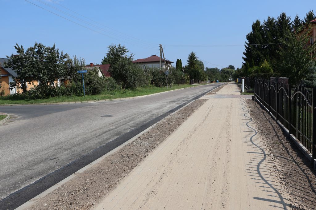 Budowa drogi dla pieszych przy ul. Kopernika - zakończenie prac